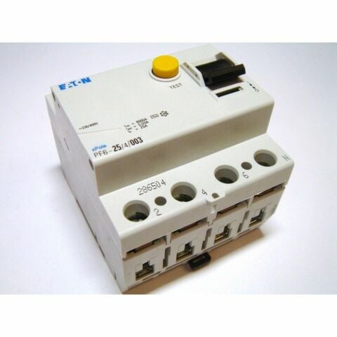 EATON 286504 ARTIK AKIM DEVRE KESİCİLER (AC TİPİ) 4X25A, 6KA, 30MA