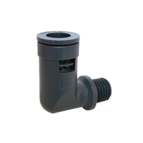 ORTAÇ PG-11 GEÇMELİ DİRSEK RAKOR GRİ ( 12X15,8 ) ODDG15-PG11