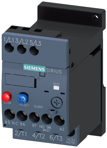SIEMENS 3RU2 SIRIUS TERMİK RÖLE, FAZ KORUMALI, 1NO+1-SIEME