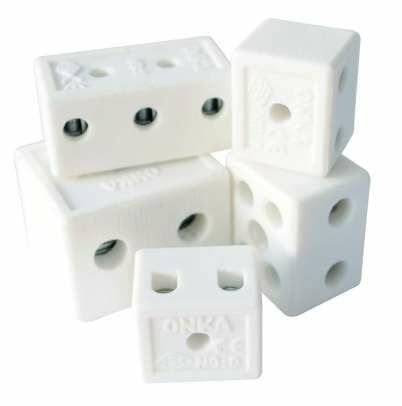 ONKA NO:1 2Lİ STEATİT KLEMENS(2.5-4 MM2) ONKA-5082