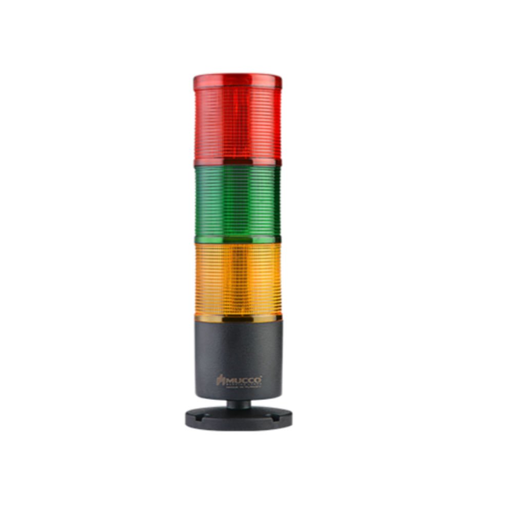 MUCCO 85-260V AC-DC SABİT-BUZZER 3KATLI IŞIKLI KOL