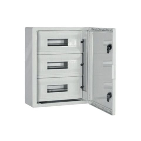 ÇETİNKAYA 40X50X17,5 ABS PANO 3×17 OPAK KAPAKLI