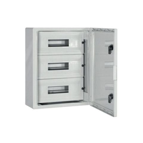 ÇETİNKAYA 40X50X17,5 ABS PANO 3×17 OPAK KAPAKLI