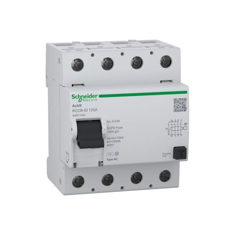 SCHNEIDER Acti9 RCCB-ID 4P 125A 30mA AC RCCB