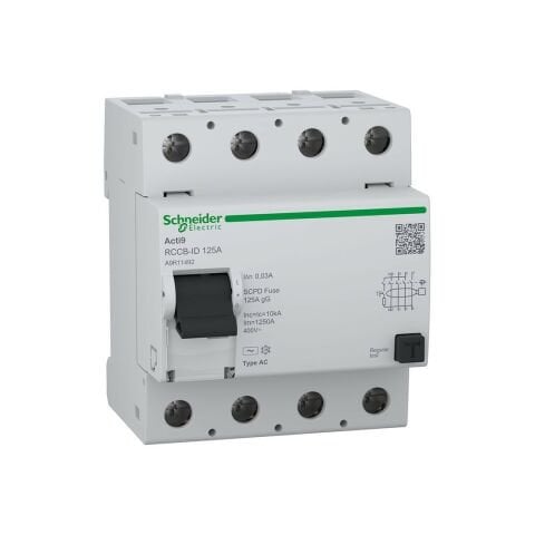 SCHNEIDER Acti9 RCCB-ID 4P 125A 30mA AC RCCB