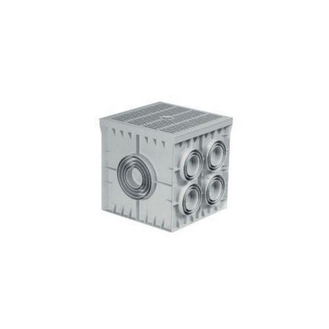 ÇETİNKAYA ÇP 555553 55X55X50 ABS YERALTI BUATI 10 ÇIKIŞLI KAPAKSIZ