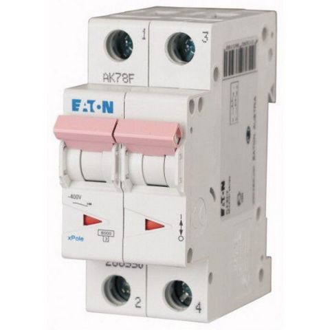 EATON 286557 MİNYATÜR DEVRE KESİCİ - 6KA - B EĞRİSİ - 2X25A