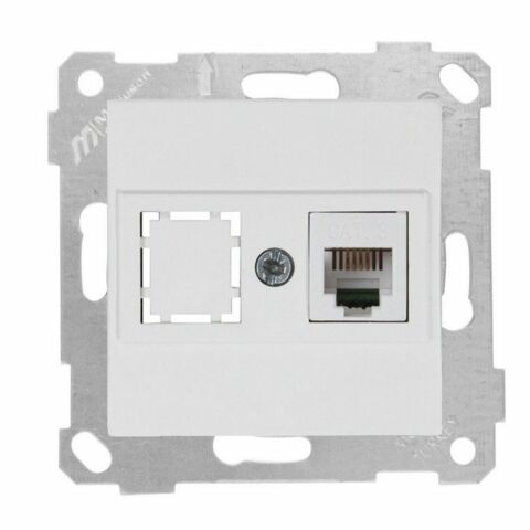 MUTLUSAN RİTA MEK TUŞ TELEFON PRİZİ 1XRJ12 BEYAZ