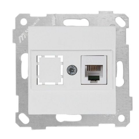 MUTLUSAN RİTA MEK TUŞ TELEFON PRİZİ 1XRJ12 BEYAZ