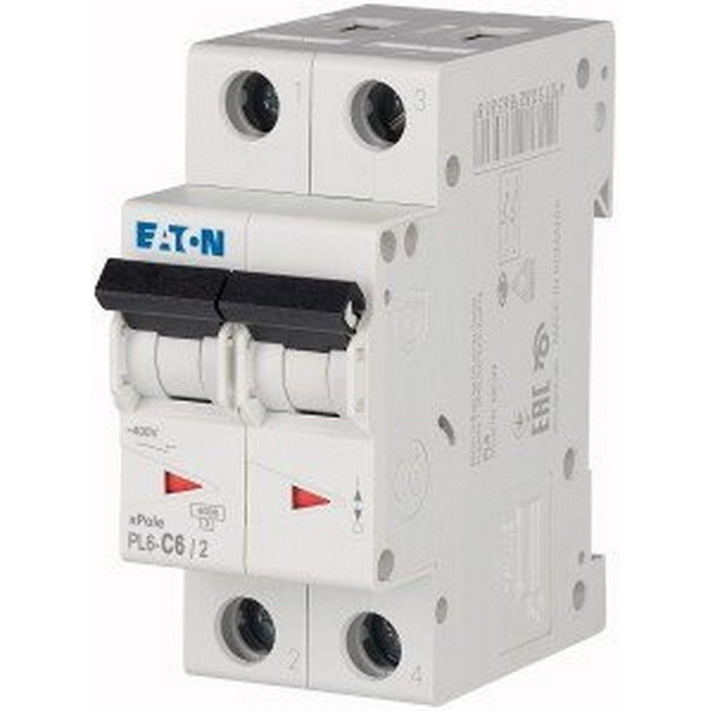 EATON 286564 MİNYATÜR DEVRE KESİCİ - 6KA - C EĞRİSİ - 2X6A