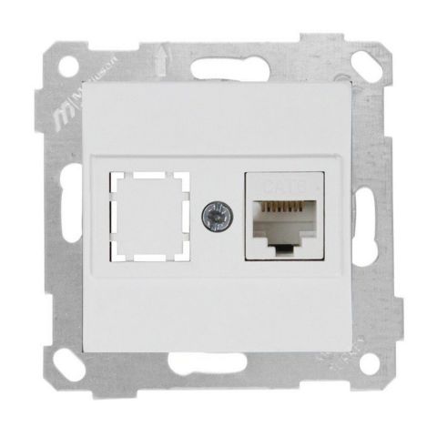 MUTLUSAN RİTA MEK TUŞ DATA PRİZİ 1*RJ45 (CAT6) BEYAZ