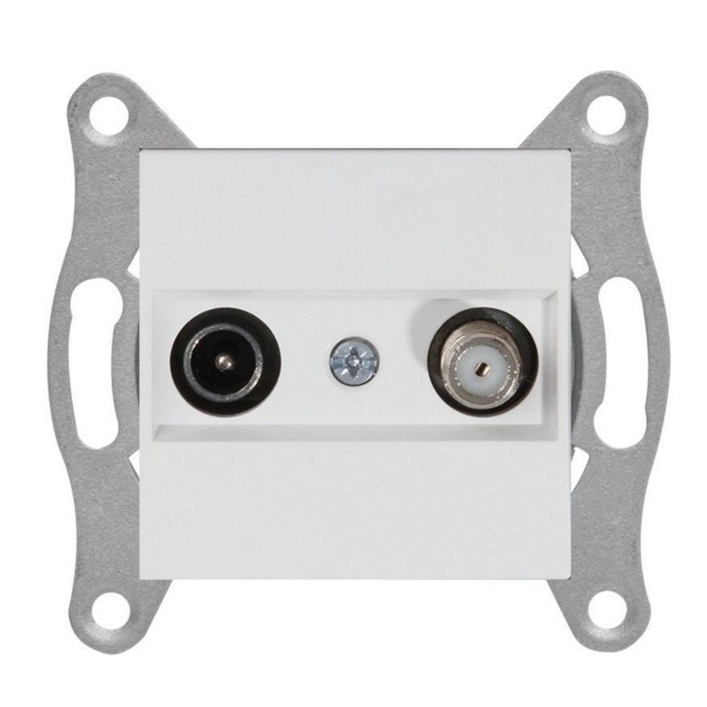 MUTLUSAN RİTA MEK TUŞ TV-SAT PRİZİ (GEÇİŞLİ) 4DB