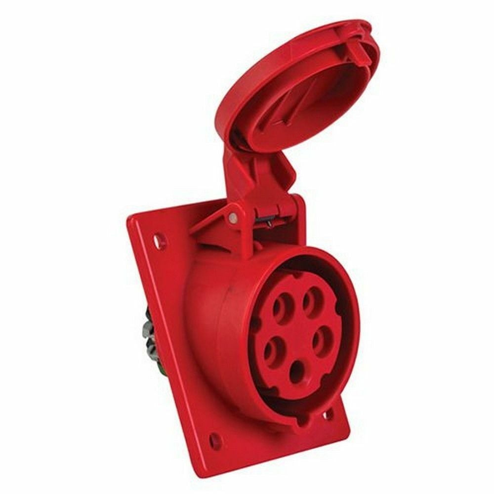 METE ENERJİ 5X16A. IP44 MAKİNE PRİZİ -EĞİK-(VİDALI BAĞL.) 406509V