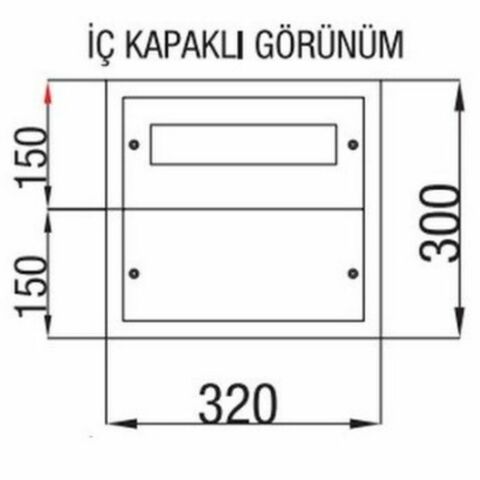 ÇETİNKAYA 32X30X15 12 AD. SİGORTA + PAKO YERİ MEVCUT