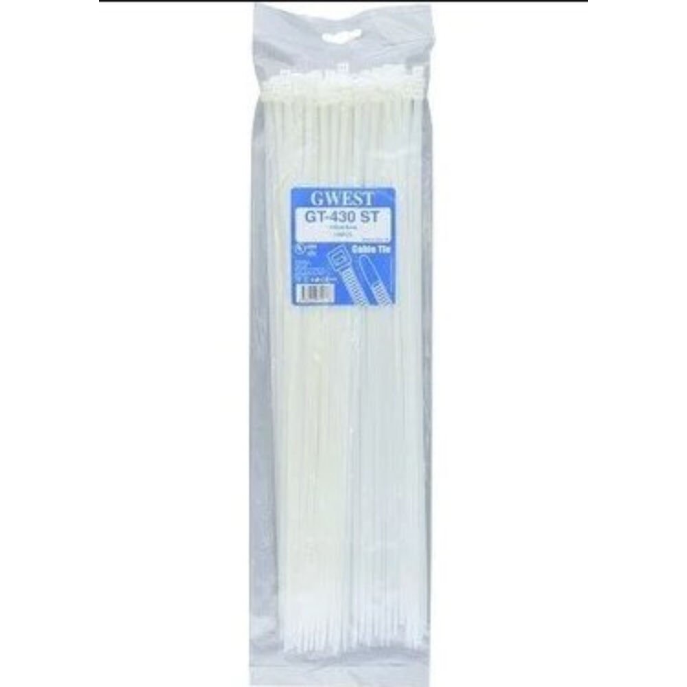 GWEST GT 430 ST (100 ADET) 430X4.8MM BEYAZ KABLO BAĞI