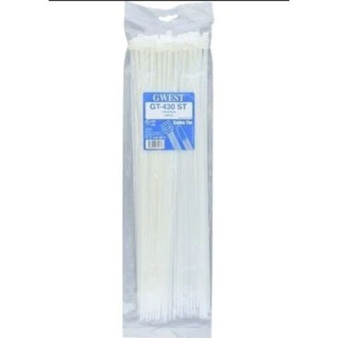 GWEST GT 430 ST (100 ADET) 430X4.8MM BEYAZ KABLO BAĞI
