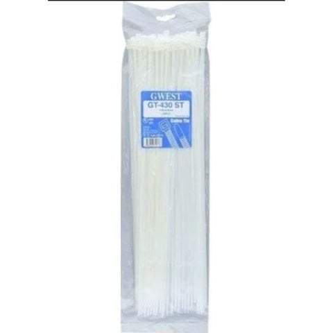 GWEST GT 430 ST (100 ADET) 430X4.8MM BEYAZ KABLO BAĞI
