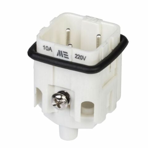 METE ENERJİ 3X10A. ÇOKLU FİŞ ÇEKİRDEK MONTAJLI (ARKA GİRİŞLİ) - 29005