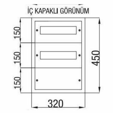 ÇETİNKAYA 32X45X15 24 AD. SİGORTA + PAKO YERİ MEVCUT