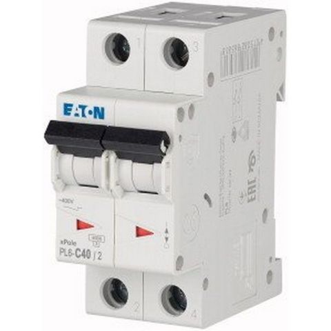 EATON 286571 MİNYATÜR DEVRE KESİCİ - 6KA - C EĞRİSİ - 2X40A