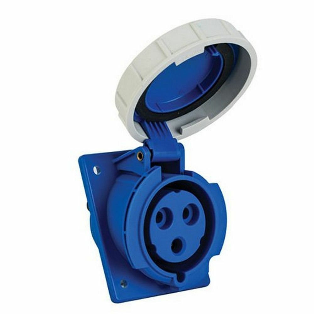 METE ENERJİ 3X32A. IP67 MAKİNE PRİZİ -EĞİK-(VİDALI BAĞL.) 406515V