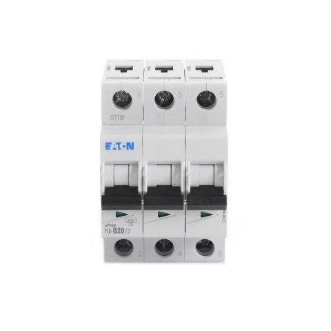 EATON 286590 MİNYATÜR DEVRE KESİCİ - 6KA - B EĞRİSİ - 3X20A