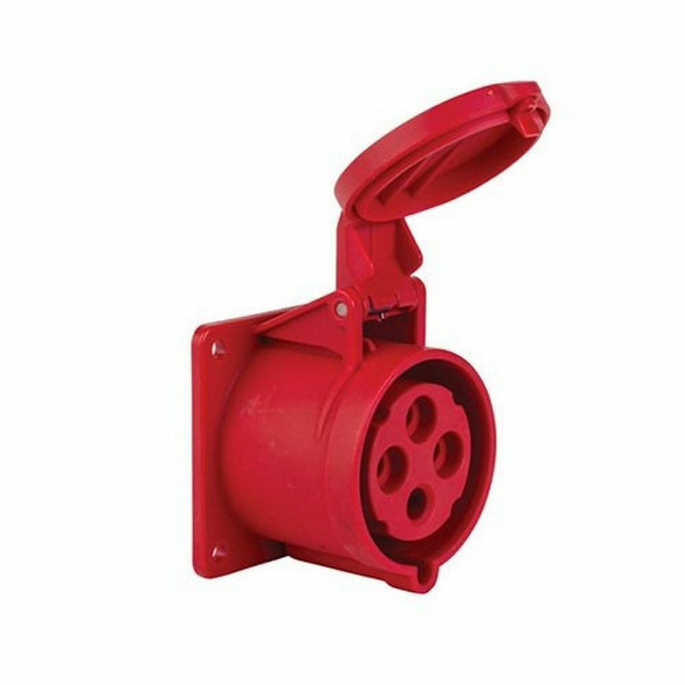 METE ENERJİ 4X32A. IP44 MAKİNE PRİZİ DÜZ VİDALI BAĞLANTI 406518V