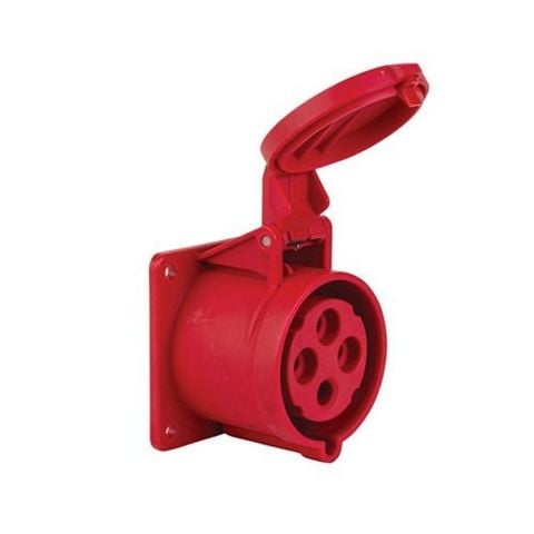 METE ENERJİ 4X32A. IP44 MAKİNE PRİZİ DÜZ VİDALI BAĞLANTI 406518V