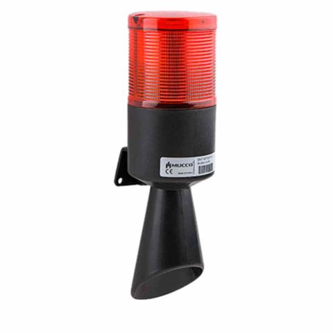 MUCCO 12-24V AC-DC FLAŞÖR-SABİT-BUZZER BORULU KORN