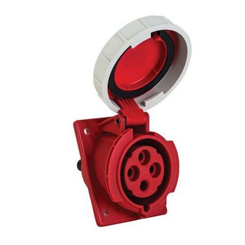 METE ENERJİ 4X32A. IP67 MAKİNE PRİZİ -EĞİK-(VİDALI BAĞL.) 406519V