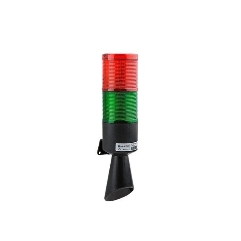 MUCCO 12-24V AC-DC FLAŞÖR-SABİT-BUZZER BORULU KORN
