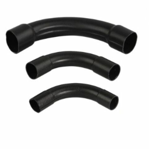 MUTLUSAN Ø20 PLASTİK SİYAH DİRSEK