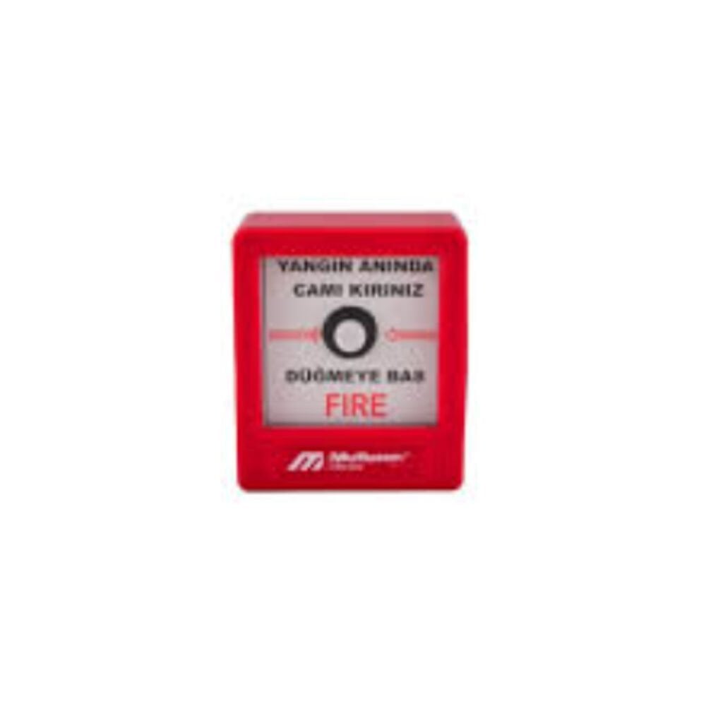 MUTLUSAN YANGIN İHBAR BUTONU (KARE)-MUTLUS