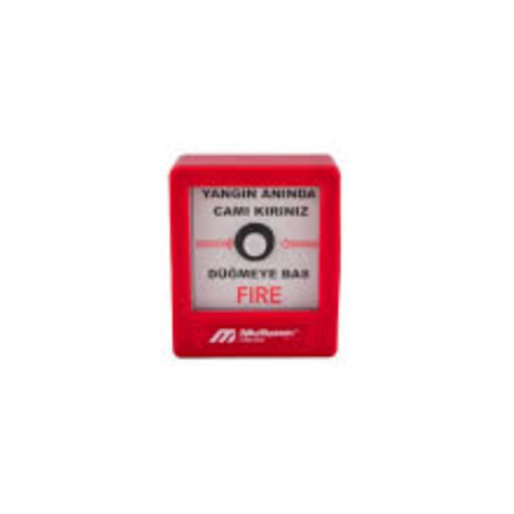 MUTLUSAN YANGIN İHBAR BUTONU (KARE)-MUTLUS