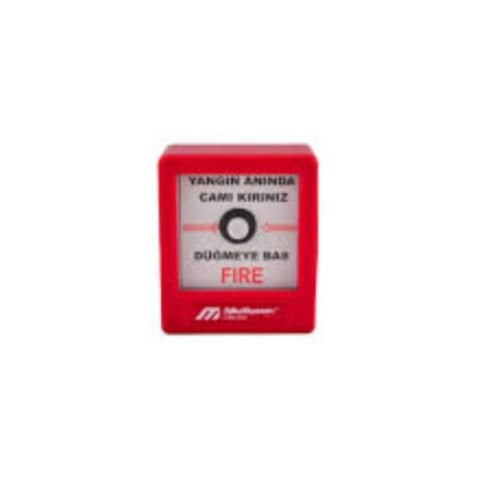 MUTLUSAN YANGIN İHBAR BUTONU (KARE)-MUTLUS