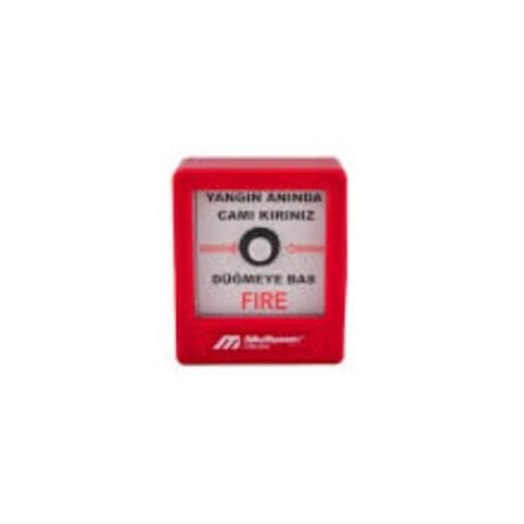 MUTLUSAN YANGIN İHBAR BUTONU (KARE)-MUTLUS
