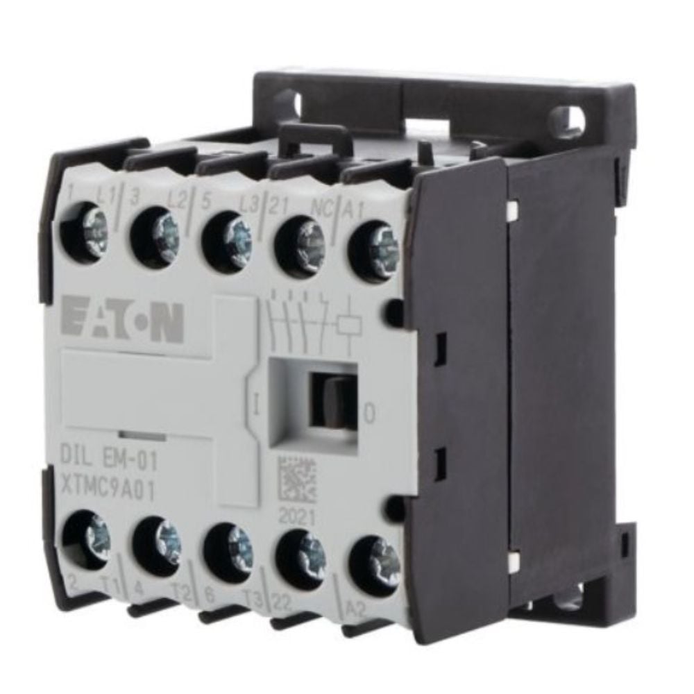 EATON DILEM-01-G(12VDC) CONTACTOR,4KW/400V,DC OPERATED