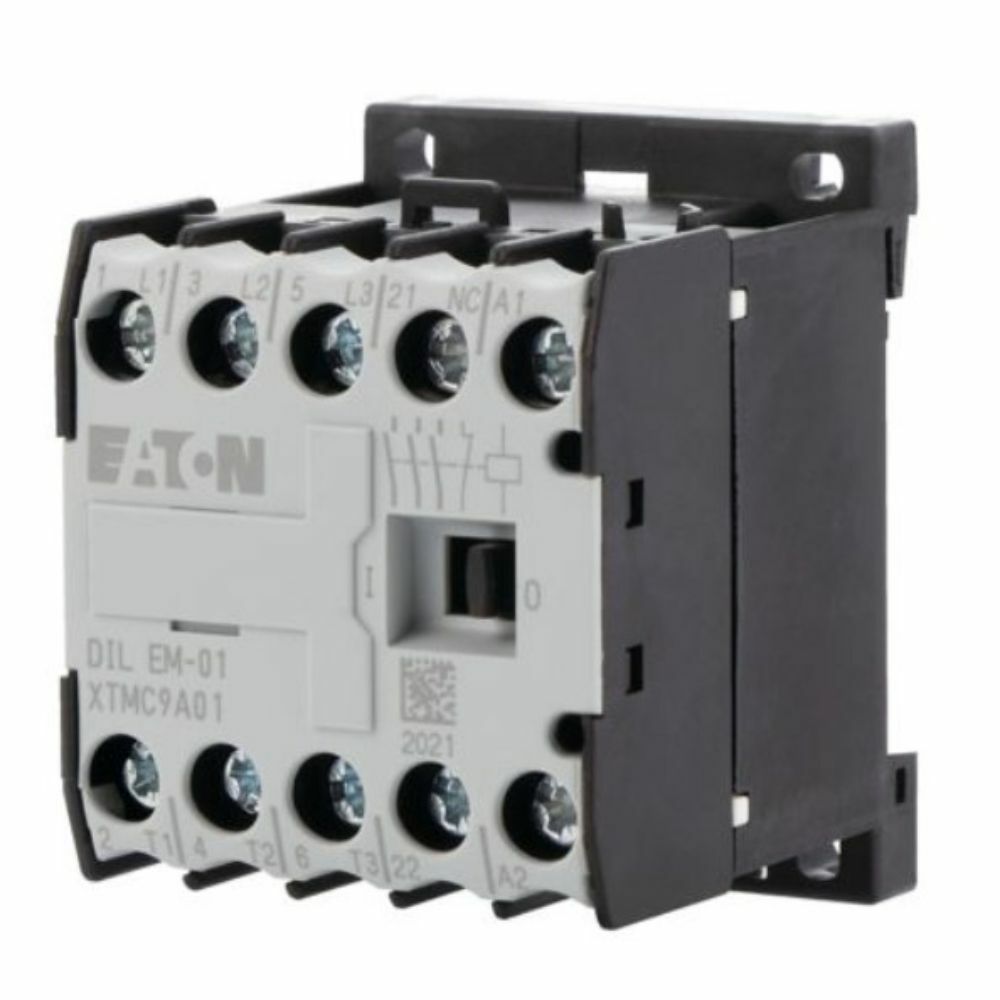 EATON DILEM-01-G(12VDC) CONTACTOR,4KW/400V,DC OPERATED