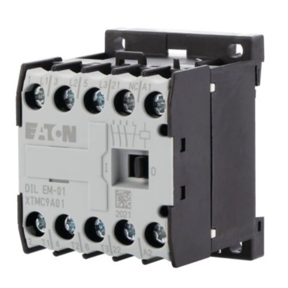 EATON DILEM-01-G(12VDC) CONTACTOR,4KW/400V,DC OPERATED