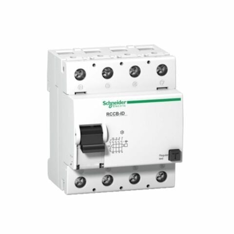SCHNEIDER REZİDÜEL AKIM DEVRE KESİCİ ID Fİ 4 KUTUP 125 A SINIF AC 300MA 3303430169079