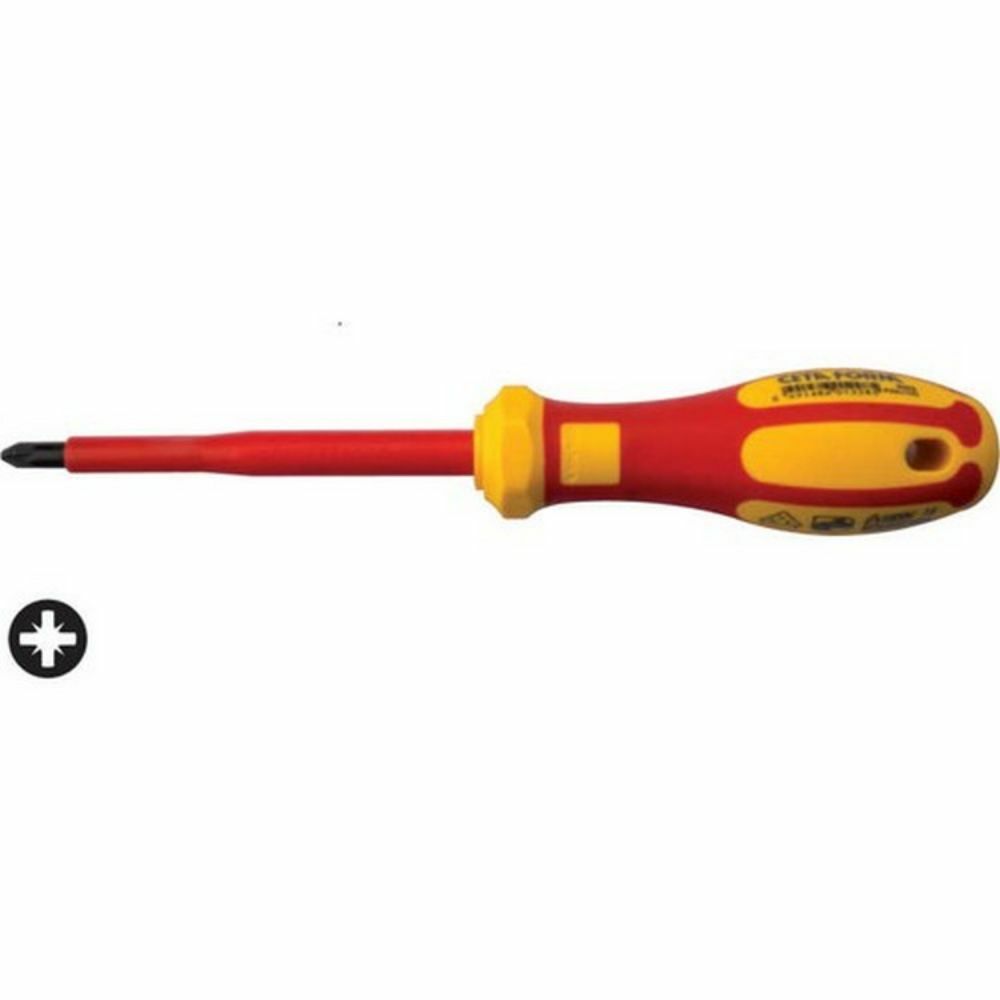CETAFORM G03-001-080 C-PLUS İZOLELİ POZİDRİV UÇLU TORNAVİDA-PZ1X8-CETAF TORNAVİDA