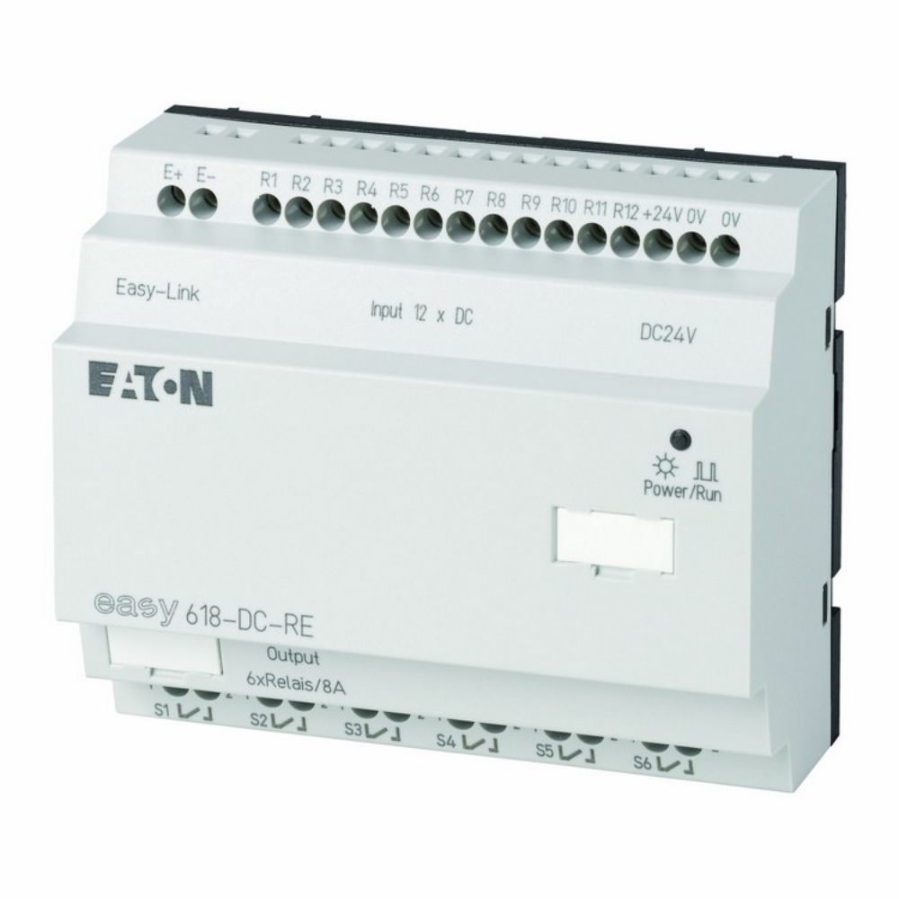 EATON 232112 EASY618-DC-RE EASY GENİŞLEME MODÜLÜ-24VDC 12- GÜÇ KAYNAĞI