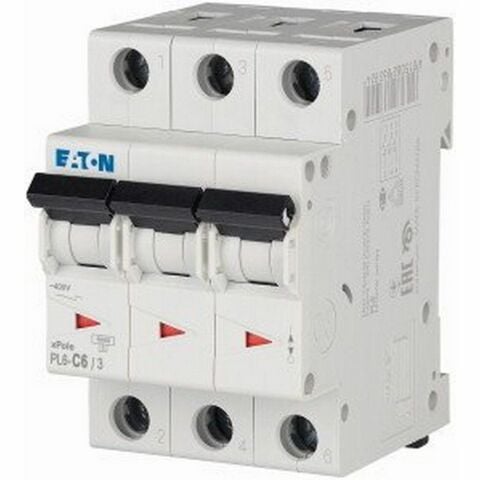 EATON 286598 MİNYATÜR DEVRE KESİCİ - 6KA - C EĞRİSİ - 3X6A