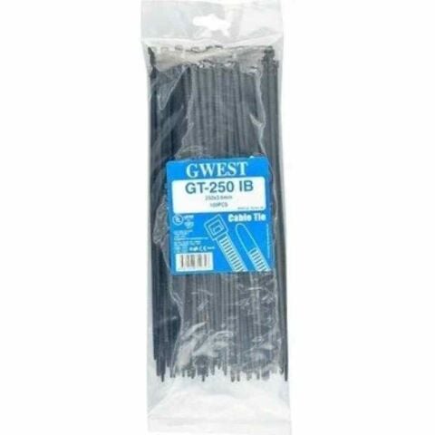 GWEST GT 250 IB (100 ADET) 250X3.6MM SİYAH KABLO BAĞI