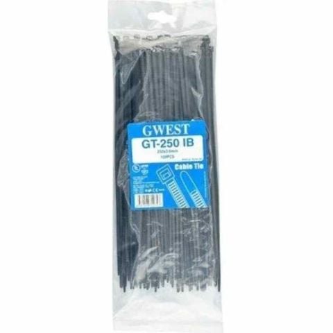 GWEST GT 250 IB (100 ADET) 250X3.6MM SİYAH KABLO BAĞI
