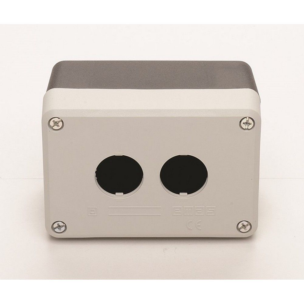 EMAS PY2BOS YÜKSEK SİYAH-GRİ PL.KUTU İKİLİ BOŞ