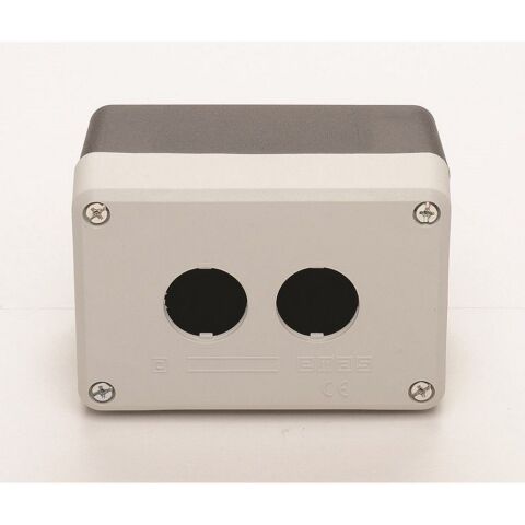 EMAS PY2BOS YÜKSEK SİYAH-GRİ PL.KUTU İKİLİ BOŞ