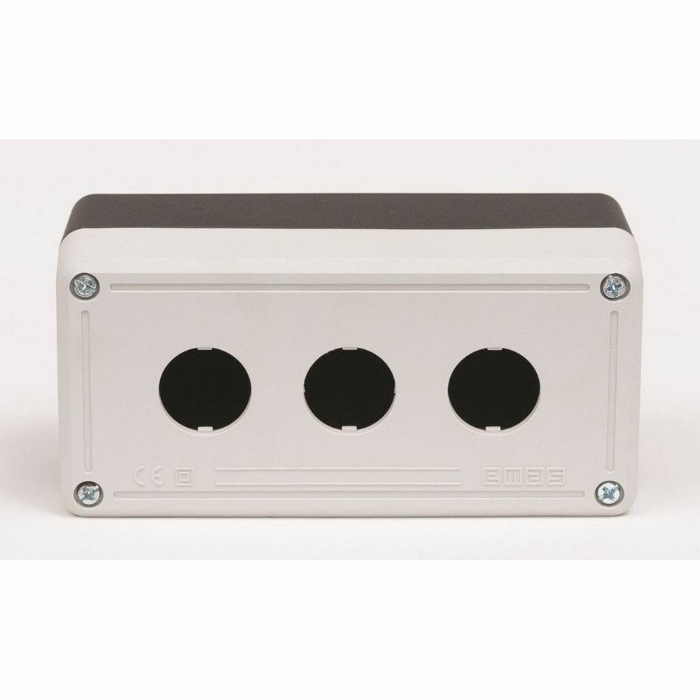 EMAS PY3BOS YÜKSEK SİYAH-GRİ PL.KUTU ÜÇLÜ BOŞ