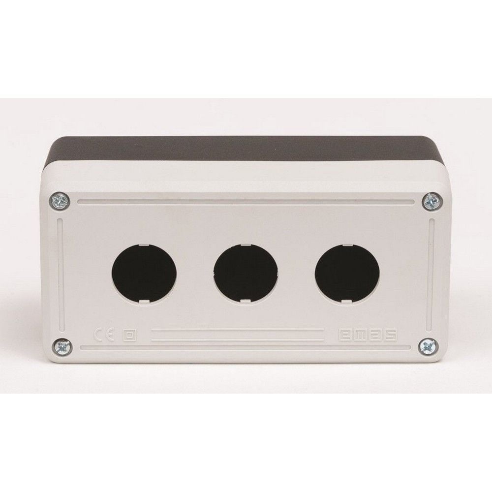 EMAS PY3BOS YÜKSEK SİYAH-GRİ PL.KUTU ÜÇLÜ BOŞ