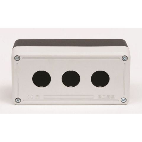 EMAS PY3BOS YÜKSEK SİYAH-GRİ PL.KUTU ÜÇLÜ BOŞ